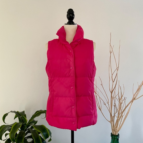*SOLD* Down Filled Pink Puffer Vest - Sz S - Picture 5 of 10